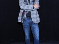 Cesar Perrin poses for photos during the 'El Sotano' press conference at Teatro Fernando Soler in Mexico City, Mexico, on October 4, 2024. (