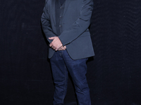 Esteban Roman poses for photos during the 'El Sotano' press conference at Teatro Fernando Soler in Mexico City, Mexico, on October 4, 2024....