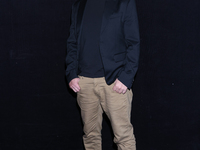 Edgar Mendez poses for photos during the 'El Sotano' press conference at Teatro Fernando Soler in Mexico City, Mexico, on October 4, 2024. (