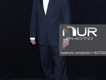 Rafael Perrin poses for photos during the 'El Sotano' press conference at Teatro Fernando Soler in Mexico City, Mexico, on October 4, 2024....