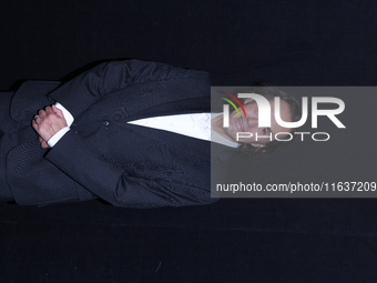 Rafael Perrin poses for photos during the 'El Sotano' press conference at Teatro Fernando Soler in Mexico City, Mexico, on October 4, 2024....