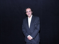 Rafael Perrin poses for photos during the 'El Sotano' press conference at Teatro Fernando Soler in Mexico City, Mexico, on October 4, 2024....