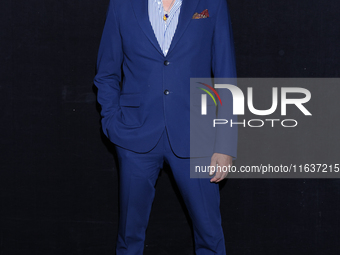 Luis Felipe Tovar poses for photos during the 'El Sotano' press conference at Teatro Fernando Soler in Mexico City, Mexico, on October 4, 20...