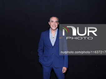 Luis Felipe Tovar poses for photos during the 'El Sotano' press conference at Teatro Fernando Soler in Mexico City, Mexico, on October 4, 20...