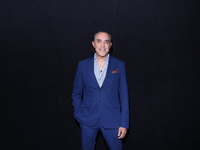 Luis Felipe Tovar poses for photos during the 'El Sotano' press conference at Teatro Fernando Soler in Mexico City, Mexico, on October 4, 20...