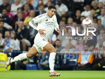 Jude Bellingham central midfield of Real Madrid and England during the La Liga match between Real Madrid CF and Deportivo Alavés at Estadio...