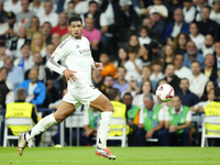 Jude Bellingham central midfield of Real Madrid and England during the La Liga match between Real Madrid CF and Deportivo Alavés at Estadio...