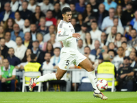 Jude Bellingham central midfield of Real Madrid and England during the La Liga match between Real Madrid CF and Deportivo Alavés at Estadio...