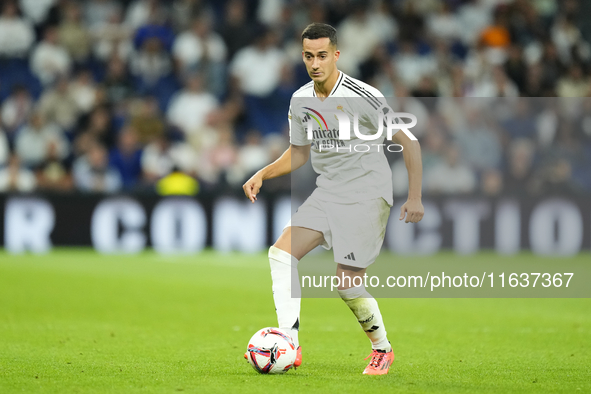 Lucas Vazquez right winger of Real Madrid and Spain during the La Liga match between Real Madrid CF and Deportivo Alavés at Estadio Santiago...