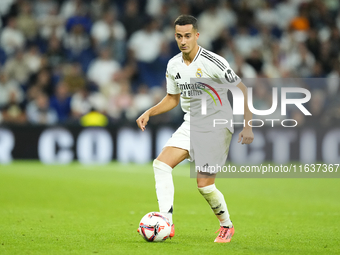 Lucas Vazquez right winger of Real Madrid and Spain during the La Liga match between Real Madrid CF and Deportivo Alavés at Estadio Santiago...