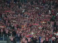 Athletic supporters during the UEFA Europa League 2024/25 League Phase MD1 match between AS Roma and Athletic Club at Stadio Olimpico on Sep...