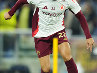 Mario Hermoso centre-back of Roma and Spain during the warm-up before the UEFA Europa League 2024/25 League Phase MD1 match between AS Roma...