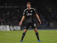 Sergi Roberto of Como during the Serie A match between SSC Napoli and Como at Stadio Diego Armando Maradona Naples Italy on 4 October 2024....