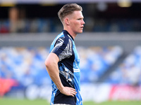 Scott McTominay of SSC Napoli warms up before the Serie A match between SSC Napoli and Como at Stadio Diego Armando Maradona Naples Italy on...