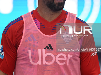 Pepe Reina of Como during the Serie A match between SSC Napoli and Como at Stadio Diego Armando Maradona Naples Italy on 4 October 2024. (