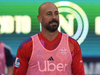 Pepe Reina of Como during the Serie A match between SSC Napoli and Como at Stadio Diego Armando Maradona Naples Italy on 4 October 2024. (