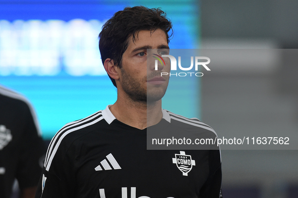 Sergi Roberto of Como during the Serie A match between SSC Napoli and Como at Stadio Diego Armando Maradona Naples Italy on 4 October 2024. 