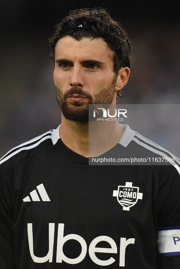 Patrick Cutrone of Como during the Serie A match between SSC Napoli and Como at Stadio Diego Armando Maradona Naples Italy on 4 October 2024...