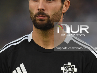 Patrick Cutrone of Como during the Serie A match between SSC Napoli and Como at Stadio Diego Armando Maradona Naples Italy on 4 October 2024...