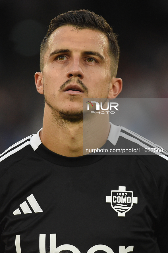 Marc-Oliver Kempf of Como during the Serie A match between SSC Napoli and Como at Stadio Diego Armando Maradona Naples Italy on 4 October 20...