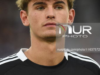 Nico Paz of Como during the Serie A match between SSC Napoli and Como at Stadio Diego Armando Maradona Naples Italy on 4 October 2024. (