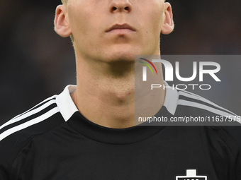 Ignace Van Der Brempt of Como during the Serie A match between SSC Napoli and Como at Stadio Diego Armando Maradona Naples Italy on 4 Octobe...