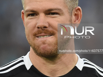 Alberto Moreno of Como during the Serie A match between SSC Napoli and Como at Stadio Diego Armando Maradona Naples Italy on 4 October 2024....