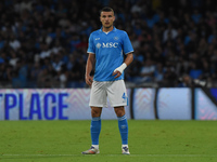 Alessandro Buongiorno of SSC Napoli during the Serie A match between SSC Napoli and Como at Stadio Diego Armando Maradona Naples Italy on 4...