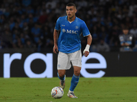 Alessandro Buongiorno of SSC Napoli during the Serie A match between SSC Napoli and Como at Stadio Diego Armando Maradona Naples Italy on 4...