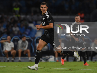 Marc-Oliver Kempf of Como during the Serie A match between SSC Napoli and Como at Stadio Diego Armando Maradona Naples Italy on 4 October 20...