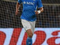 Alessandro Buongiorno of SSC Napoli during the Serie A match between SSC Napoli and Como at Stadio Diego Armando Maradona Naples Italy on 4...