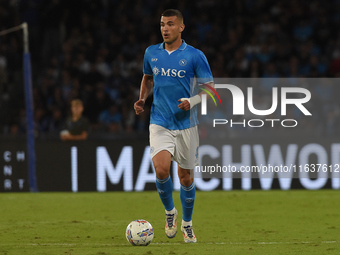 Alessandro Buongiorno of SSC Napoli during the Serie A match between SSC Napoli and Como at Stadio Diego Armando Maradona Naples Italy on 4...