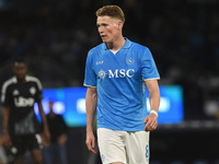 Scott McTominay of SSC Napoli during the Serie A match between SSC Napoli and Como at Stadio Diego Armando Maradona Naples Italy on 4 Octobe...