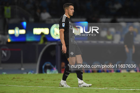 Marc-Oliver Kempf of Como during the Serie A match between SSC Napoli and Como at Stadio Diego Armando Maradona Naples Italy on 4 October 20...