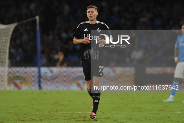 Ignace Van Der Brempt of Como during the Serie A match between SSC Napoli and Como at Stadio Diego Armando Maradona Naples Italy on 4 Octobe...