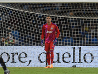 Emil Audero of Como during the Serie A match between SSC Napoli and Como at Stadio Diego Armando Maradona Naples Italy on 4 October 2024. (