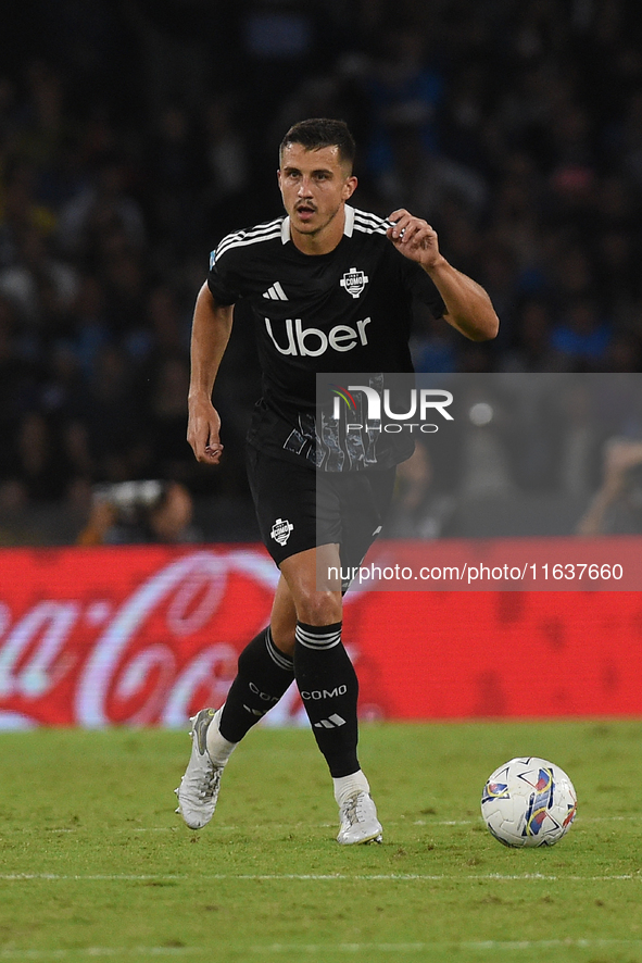 Marc-Oliver Kempf of Como during the Serie A match between SSC Napoli and Como at Stadio Diego Armando Maradona Naples Italy on 4 October 20...