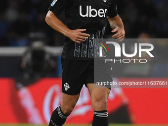 Marc-Oliver Kempf of Como during the Serie A match between SSC Napoli and Como at Stadio Diego Armando Maradona Naples Italy on 4 October 20...