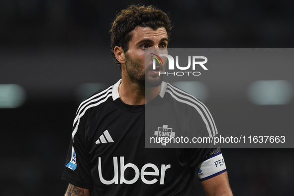 Patrick Cutrone of Como during the Serie A match between SSC Napoli and Como at Stadio Diego Armando Maradona Naples Italy on 4 October 2024...