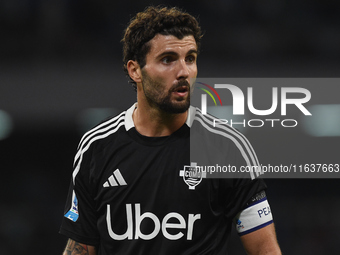 Patrick Cutrone of Como during the Serie A match between SSC Napoli and Como at Stadio Diego Armando Maradona Naples Italy on 4 October 2024...