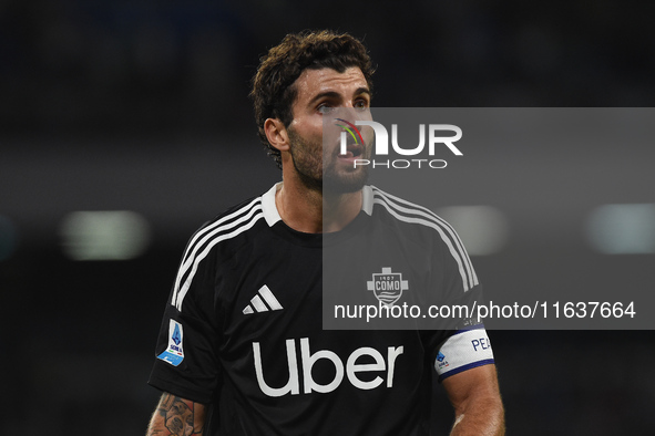 Patrick Cutrone of Como during the Serie A match between SSC Napoli and Como at Stadio Diego Armando Maradona Naples Italy on 4 October 2024...