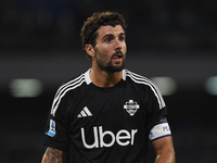 Patrick Cutrone of Como during the Serie A match between SSC Napoli and Como at Stadio Diego Armando Maradona Naples Italy on 4 October 2024...