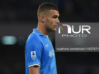 Alessandro Buongiorno of SSC Napoli during the Serie A match between SSC Napoli and Como at Stadio Diego Armando Maradona Naples Italy on 4...