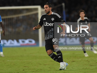 Simone Verdi of Como during the Serie A match between SSC Napoli and Como at Stadio Diego Armando Maradona Naples Italy on 4 October 2024. (