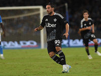 Simone Verdi of Como during the Serie A match between SSC Napoli and Como at Stadio Diego Armando Maradona Naples Italy on 4 October 2024. (