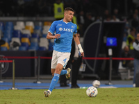 Alessandro Buongiorno of SSC Napoli during the Serie A match between SSC Napoli and Como at Stadio Diego Armando Maradona Naples Italy on 4...