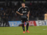 Alberto Moreno of Como during the Serie A match between SSC Napoli and Como at Stadio Diego Armando Maradona Naples Italy on 4 October 2024....