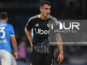 Marc-Oliver Kempf of Como during the Serie A match between SSC Napoli and Como at Stadio Diego Armando Maradona Naples Italy on 4 October 20...