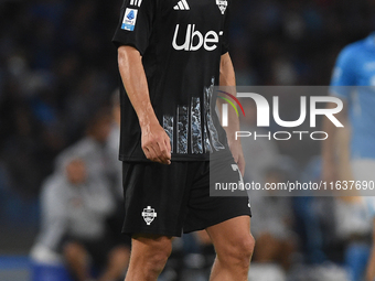 Nico Paz of Como during the Serie A match between SSC Napoli and Como at Stadio Diego Armando Maradona Naples Italy on 4 October 2024. (