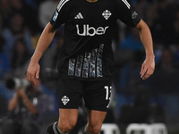 Alberto Dossena of Como during the Serie A match between SSC Napoli and Como at Stadio Diego Armando Maradona Naples Italy on 4 October 2024...